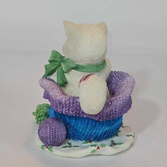 Enesco Calico Kittens "Hats Off To Friendship" 274909 - Picture 4 of 5
